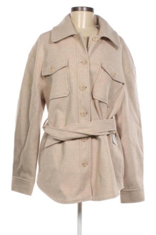Дамско палто NA-KD, Размер S, Цвят Бежов, Цена 129,00 лв.