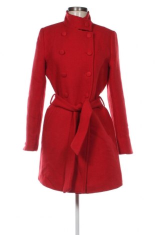Дамско палто Naf Naf, Размер M, Цвят Червен, Цена 89,50 лв.