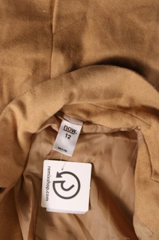 Дамско палто Now, Размер M, Цвят Кафяв, Цена 21,12 лв.