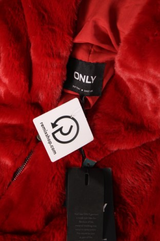 Дамско палто ONLY, Размер 3XL, Цвят Червен, Цена 124,00 лв.