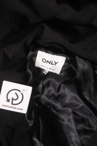 Дамско палто ONLY, Размер XS, Цвят Черен, Цена 21,60 лв.