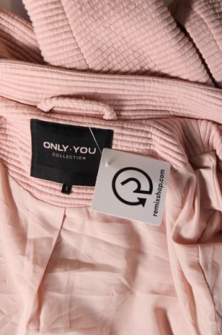Palton de femei ONLY, Mărime S, Culoare Roz, Preț 157,89 Lei