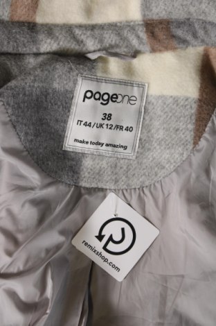 Γυναικείο παλτό Page One, Μέγεθος M, Χρώμα Πολύχρωμο, Τιμή 37,07 €