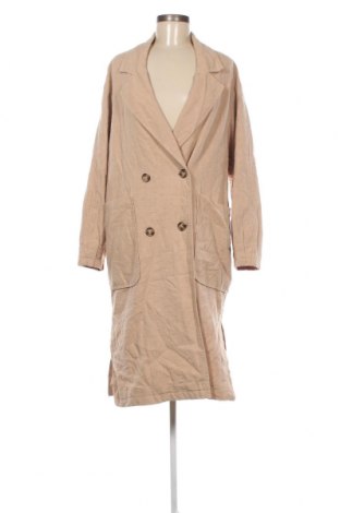 Дамско палто Pull&Bear, Размер S, Цвят Бежов, Цена 16,64 лв.