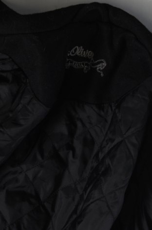 Γυναικείο παλτό S.Oliver, Μέγεθος L, Χρώμα Μαύρο, Τιμή 24,05 €
