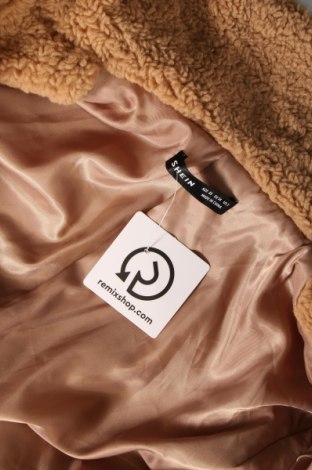 Γυναικείο παλτό SHEIN, Μέγεθος XS, Χρώμα  Μπέζ, Τιμή 19,20 €
