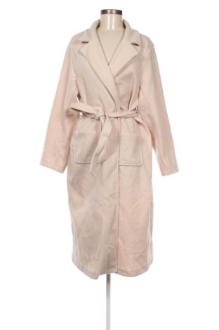 Γυναικείο παλτό SHEIN, Μέγεθος XXL, Χρώμα  Μπέζ, Τιμή 43,02 €