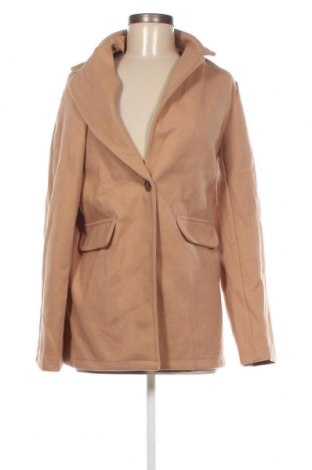 Γυναικείο παλτό SHEIN, Μέγεθος XL, Χρώμα  Μπέζ, Τιμή 23,75 €