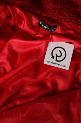 Dámský kabát  SHEIN, Velikost L, Barva Červená, Cena  853,00 Kč