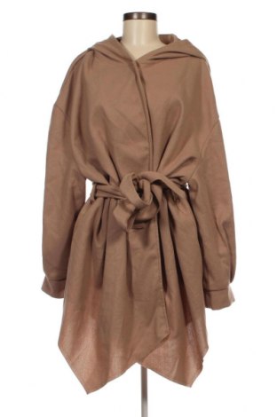 Γυναικείο παλτό SHEIN, Μέγεθος 5XL, Χρώμα  Μπέζ, Τιμή 66,19 €