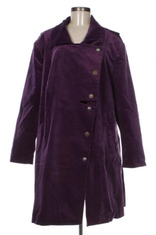 Дамско палто Sheego by Joe Browns, Размер 4XL, Цвят Лилав, Цена 74,50 лв.