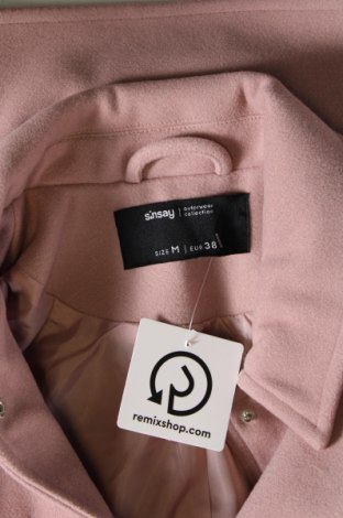 Дамско палто Sinsay, Размер M, Цвят Розов, Цена 70,62 лв.