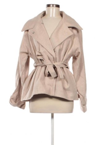 Γυναικείο παλτό Trendyol, Μέγεθος L, Χρώμα  Μπέζ, Τιμή 40,98 €