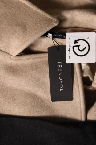 Γυναικείο παλτό Trendyol, Μέγεθος S, Χρώμα  Μπέζ, Τιμή 40,98 €