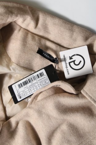 Γυναικείο παλτό Trendyol, Μέγεθος M, Χρώμα  Μπέζ, Τιμή 21,47 €