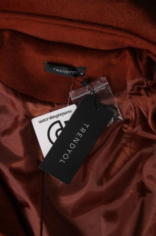 Palton de femei Trendyol, Mărime S, Culoare Maro, Preț 183,31 Lei