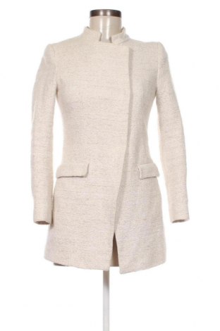 Дамско палто Zara, Размер M, Цвят Бежов, Цена 67,82 лв.