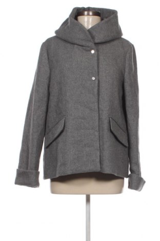 Palton de femei Zara, Mărime L, Culoare Gri, Preț 134,21 Lei