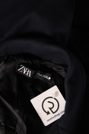 Дамско палто Zara, Размер XL, Цвят Син, Цена 38,08 лв.