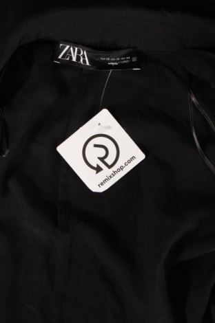 Дамско палто Zara, Размер XS, Цвят Черен, Цена 15,00 лв.