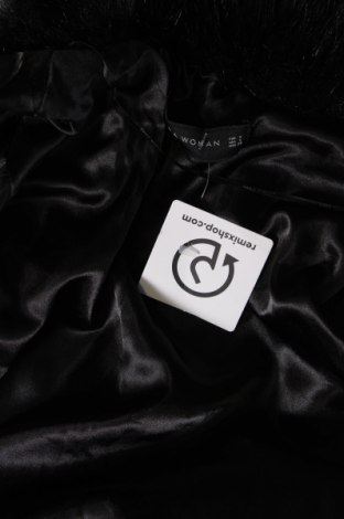 Дамско палто Zara, Размер S, Цвят Черен, Цена 38,08 лв.