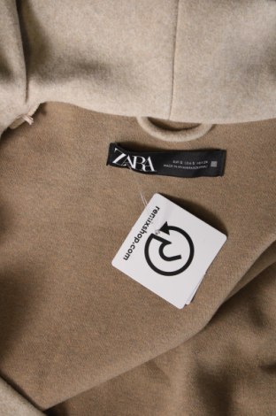 Palton de femei Zara, Mărime S, Culoare Bej, Preț 223,68 Lei