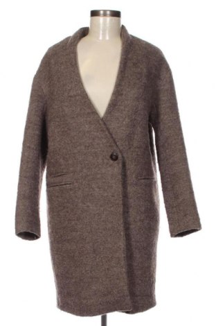 Дамско палто Zara, Размер S, Цвят Кафяв, Цена 40,80 лв.
