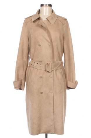 Palton de femei Zara, Mărime M, Culoare Bej, Preț 108,55 Lei