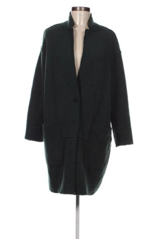 Дамско палто Zara, Размер XL, Цвят Зелен, Цена 33,53 лв.