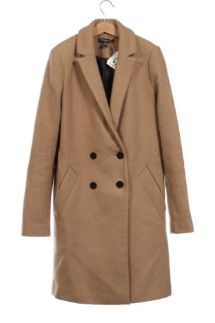 Γυναικείο παλτό Zara Trafaluc, Μέγεθος XS, Χρώμα  Μπέζ, Τιμή 19,30 €