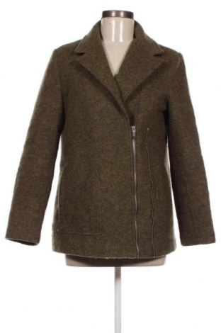 Дамско палто Zara Trafaluc, Размер M, Цвят Зелен, Цена 20,41 лв.