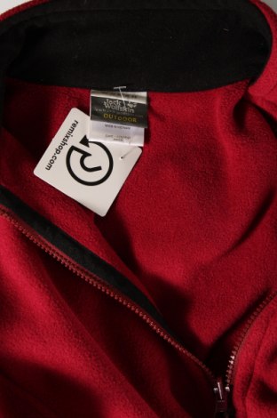 Damen Fleece Oberteil  Jack Wolfskin, Größe S, Farbe Rot, Preis 32,40 €