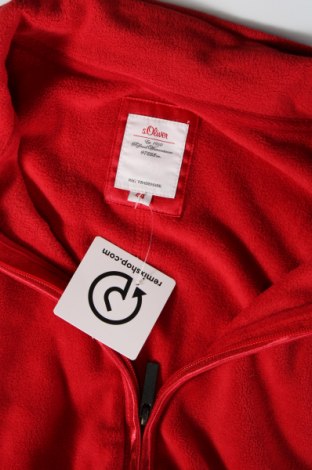 Γυναικεία ζακέτα fleece S.Oliver, Μέγεθος XL, Χρώμα Κόκκινο, Τιμή 9,90 €