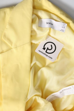 Дамско сако Bershka, Размер L, Цвят Жълт, Цена 19,60 лв.