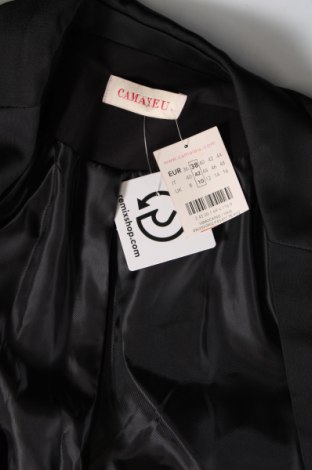 Γυναικείο σακάκι Camaieu, Μέγεθος M, Χρώμα Μαύρο, Τιμή 36,08 €