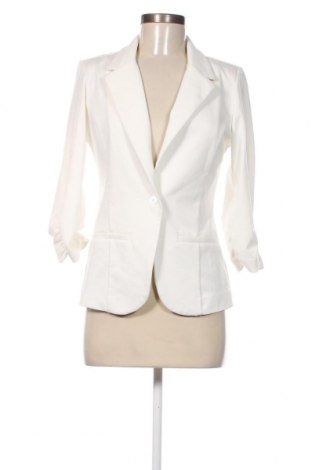 Γυναικείο σακάκι Fransa, Μέγεθος S, Χρώμα Λευκό, Τιμή 18,41 €