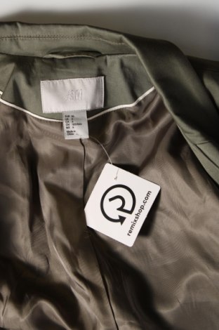 Sacou de femei H&M, Mărime S, Culoare Verde, Preț 144,74 Lei