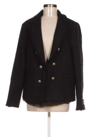 Дамско сако H&M, Размер XXL, Цвят Черен, Цена 44,00 лв.