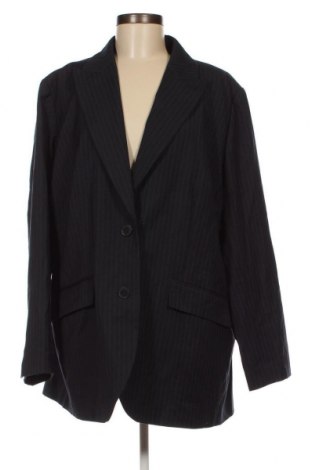 Γυναικείο σακάκι H&M B'B, Μέγεθος 4XL, Χρώμα Μπλέ, Τιμή 27,22 €