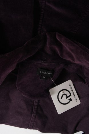 Дамско сако Lindex, Размер XS, Цвят Лилав, Цена 18,75 лв.