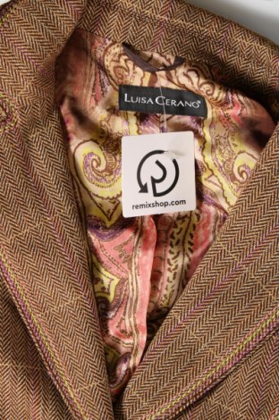 Γυναικείο σακάκι Luisa Cerano, Μέγεθος L, Χρώμα Καφέ, Τιμή 16,20 €