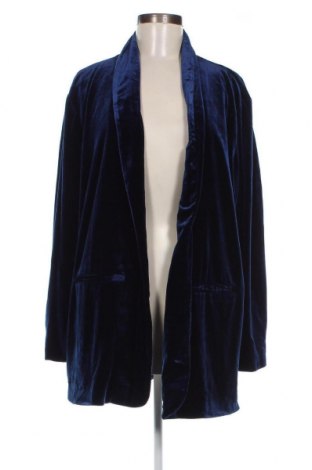 Γυναικείο σακάκι Ms Mode, Μέγεθος 3XL, Χρώμα Μπλέ, Τιμή 27,22 €