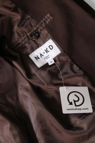 Дамско сако NA-KD, Размер L, Цвят Кафяв, Цена 34,20 лв.