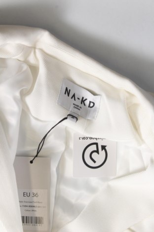 Дамско сако NA-KD, Размер S, Цвят Бял, Цена 137,00 лв.