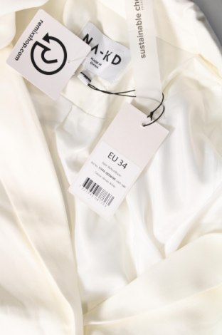 Γυναικείο σακάκι NA-KD, Μέγεθος XS, Χρώμα Λευκό, Τιμή 70,62 €