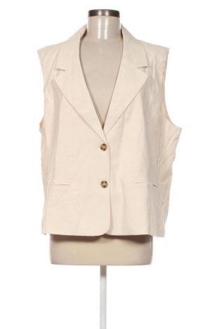 Γυναικείο σακάκι ONLY Carmakoma, Μέγεθος XXL, Χρώμα Εκρού, Τιμή 28,99 €