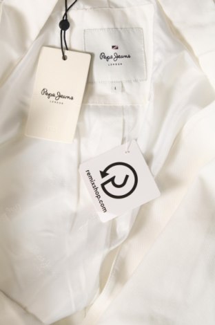 Damen Blazer Pepe Jeans, Größe L, Farbe Weiß, Preis € 71,53