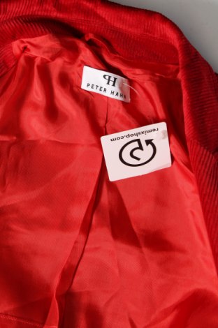 Дамско сако Peter Hahn, Размер M, Цвят Червен, Цена 61,02 лв.
