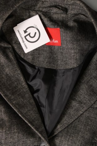 Γυναικείο σακάκι S.Oliver, Μέγεθος M, Χρώμα Γκρί, Τιμή 5,57 €