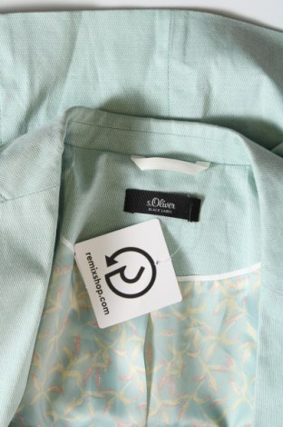 Дамско сако S.Oliver Black Label, Размер M, Цвят Зелен, Цена 109,29 лв.